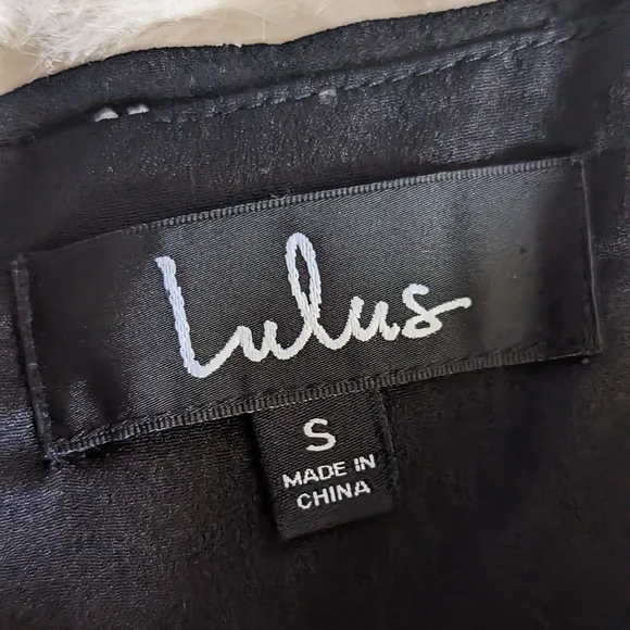 EUC Lulus Show Them Up Black Floral Embroidered Peplum Wide Leg Jumpsuit - Picture 10 of 15